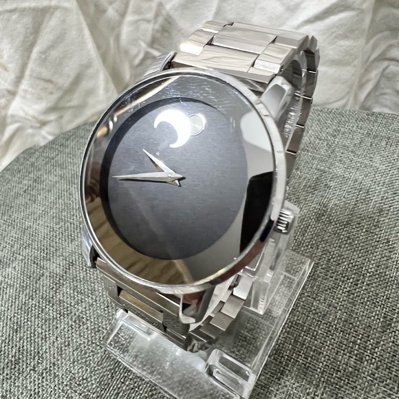 NWOT..Fashion Jewelry Mens Stainless Steel Watch. Business Watch Very Sl… - Picture 7 of 16